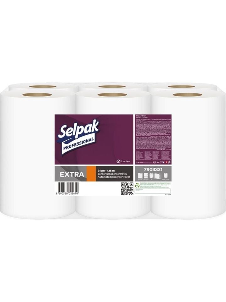 Selpak Extra Sensörlü Havlu 21m-135mt